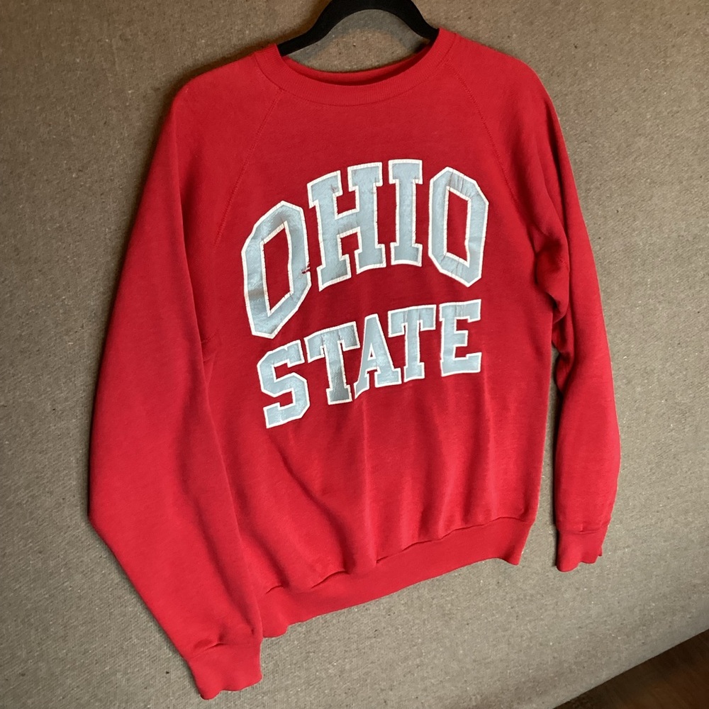 Vintage Ohio State Buckeyes crew neck sweatshirt by discus made in USA 70-80s?